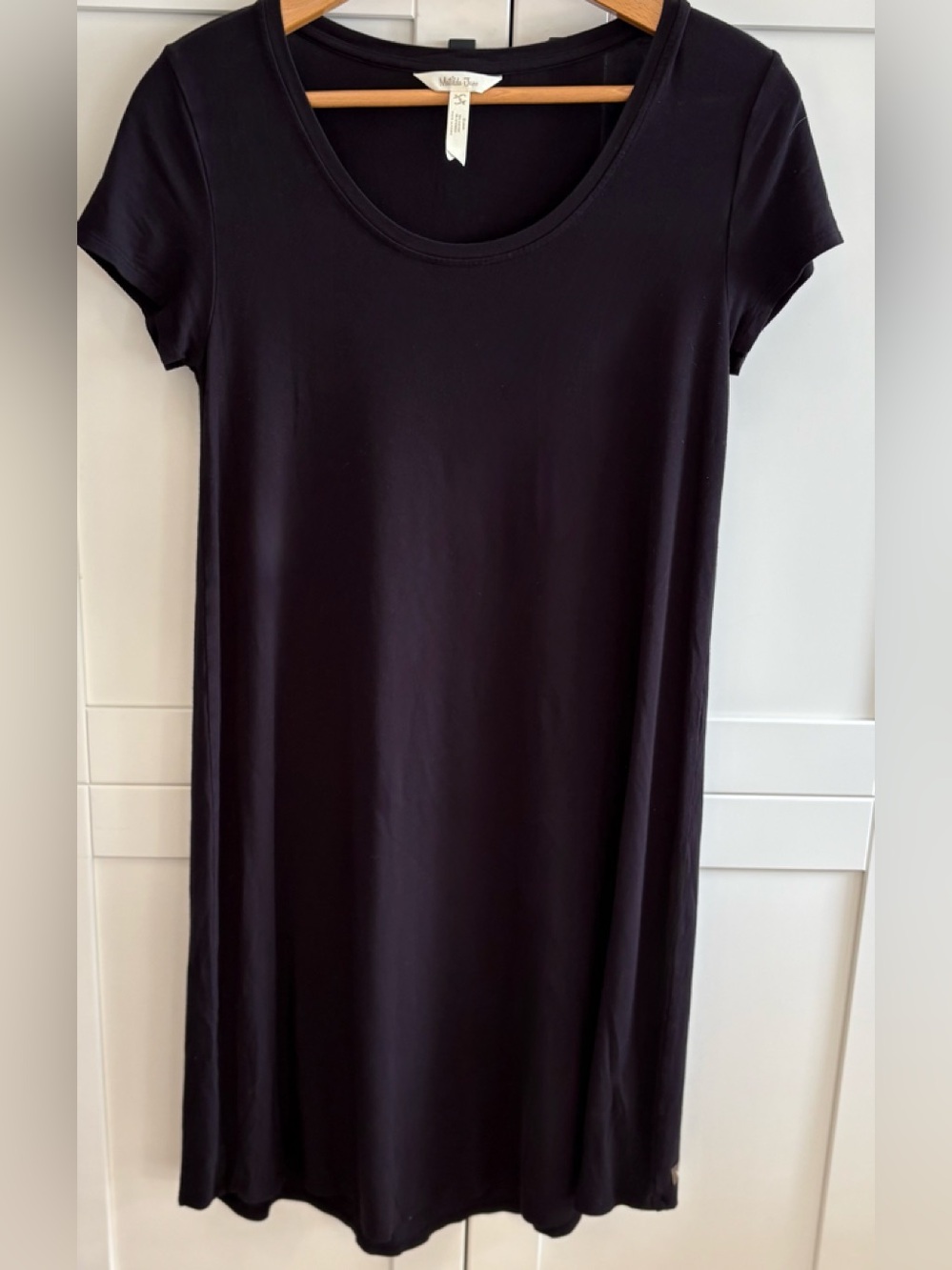 Madeleine Jane Short Sleeve Black Mini Dress Like New